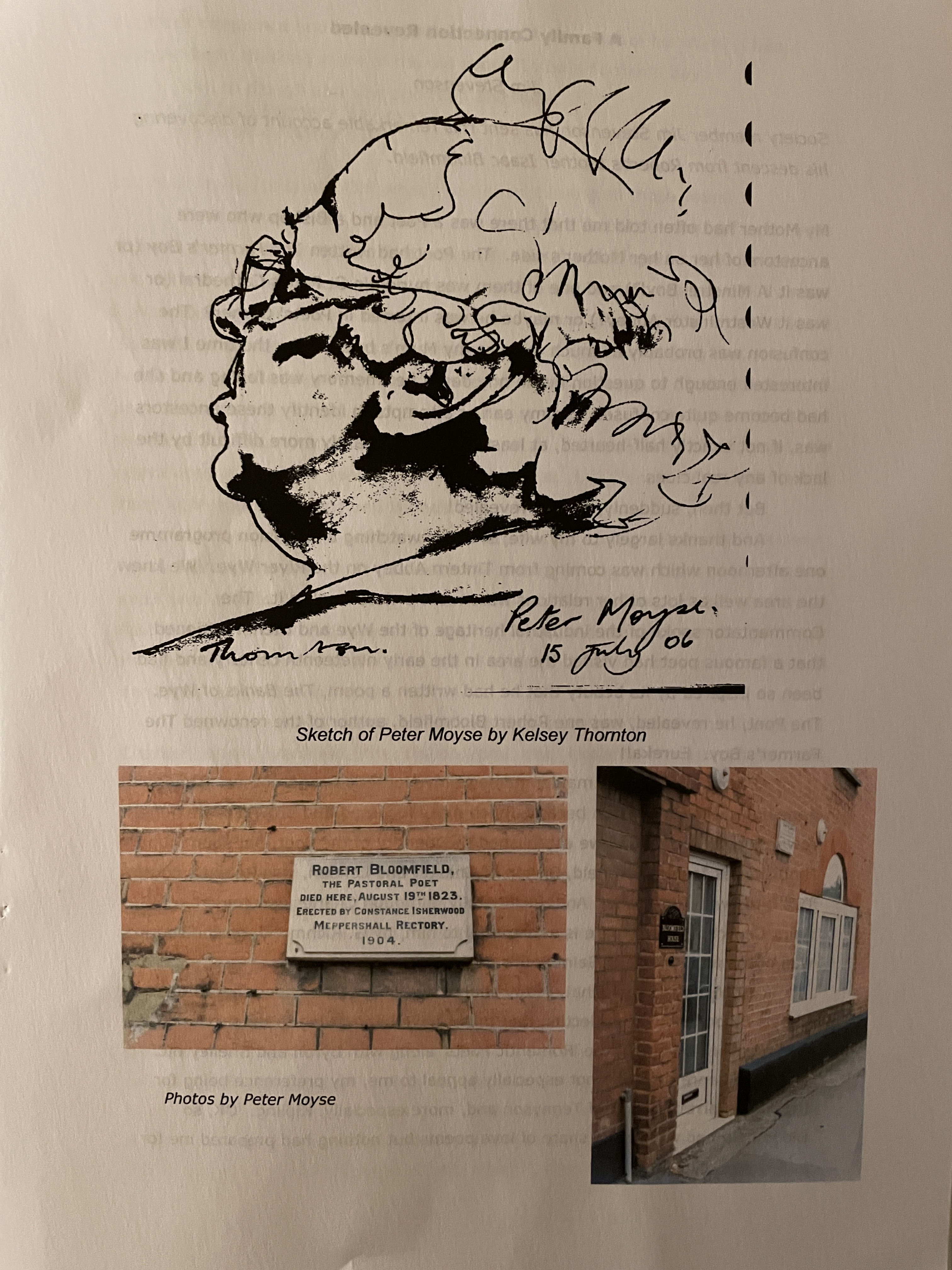 The Robert Bloomfield Society – Newsletters – Robert Bloomfield  (1766-1823), Poems and Prose